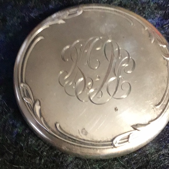 Accessories - Antique sterling silver pocket mirror